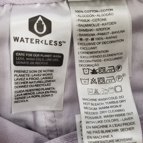 Levi's 501 High Rise Cotton Lilac Button Fly Shorts Sz 31 - Picture 9 of 9